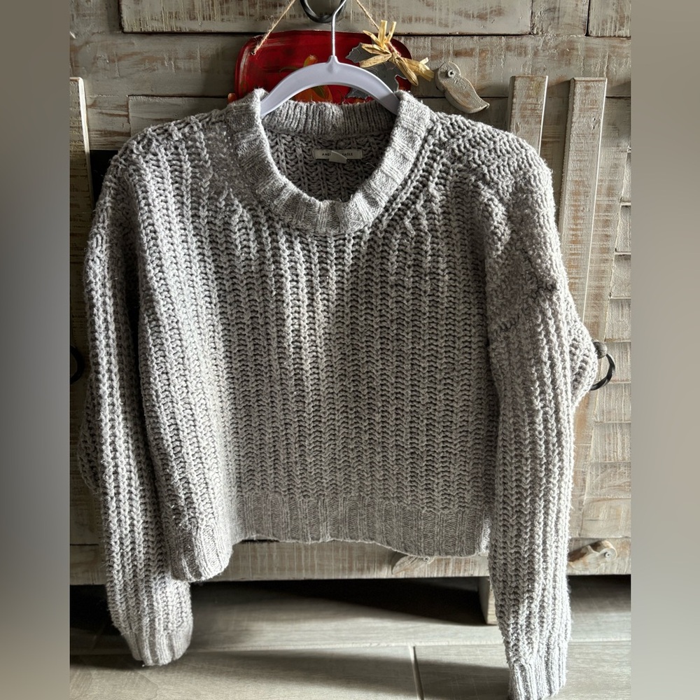 American Eagle Cropped Sweater